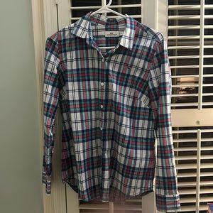 Vineyard Vines plaid button down shirt / size 6